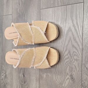 Lucky brand Wedge slip on heels